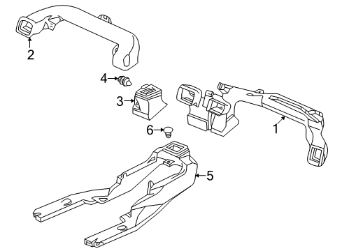 2000 Honda Accord Ducts Clip (8MM) *NH167L* Diagram for 91560-SH3-003ZQ
