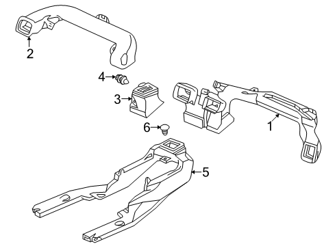 2000 Honda Accord Ducts Plug, Hole (8MM) Diagram for 91606-SE3-003