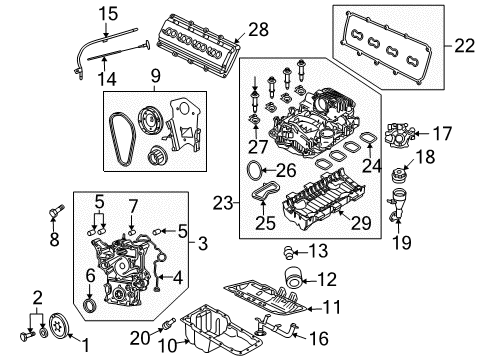 2008 Dodge Ram 1500 Throttle Body Throttle Body Diagram for 4861661AB