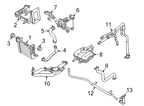 2019 Dodge Challenger Intercooler Cooler-Engine Oil Diagram for 5181879AE