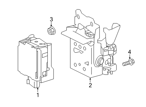 2021 Nissan Kicks Parking Aid Sensor Assy-Side Obstacle Warning Diagram for 284K0-5R10A