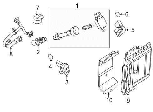 2015 Nissan NV3500 Powertrain Control Harness-Engine Sub Diagram for 24079-ZV00A