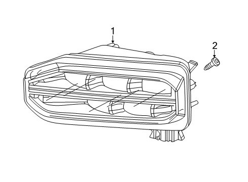 2018 Acura RLX Fog Lamps Foglight Assembly, Left Front Diagram for 33950-TRN-H01