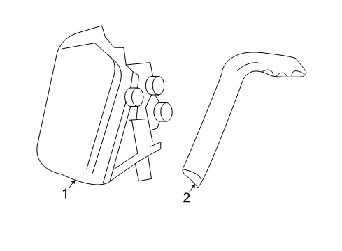 2007 Dodge Dakota Headlamps Lamp-Headlamp Park And Turn Diagram for 55077606AC