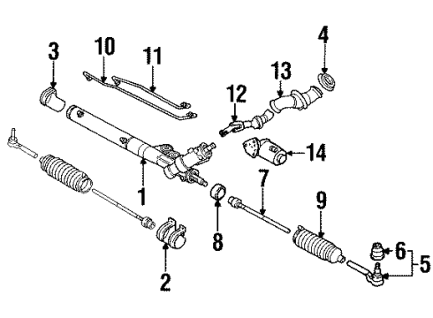 1999 Cadillac Eldorado P/S Pump & Hoses, Steering Gear & Linkage Reservoir Kit, P/S Fluid Diagram for 26041335