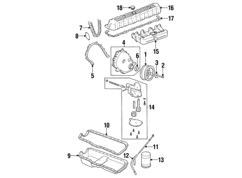 2001 Jeep Cherokee Filters Exhaust Manifold Diagram for 4883385