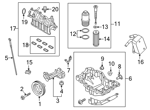 2020 Lincoln Continental Senders Fuel Gauge Sending Unit Diagram for GD9Z-9A299-A