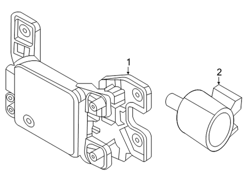 2021 Hyundai Elantra Controls - Instruments & Gauges Unit Assembly-IBU Diagram for 95400-AA940