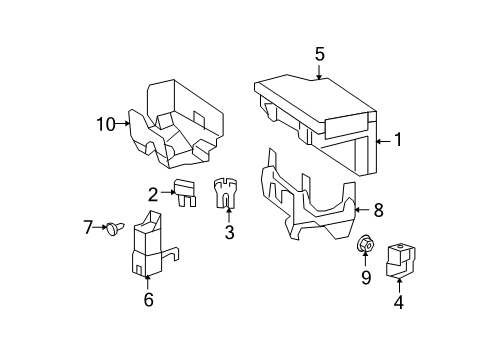 2007 Dodge Caliber Fuse & Relay Mini Relay Diagram for 5293163AA