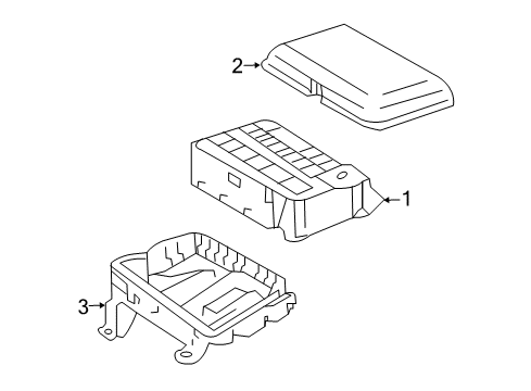 2016 Toyota Tundra Fuse & Relay Fuse & Relay Box Diagram for 82664-0C020