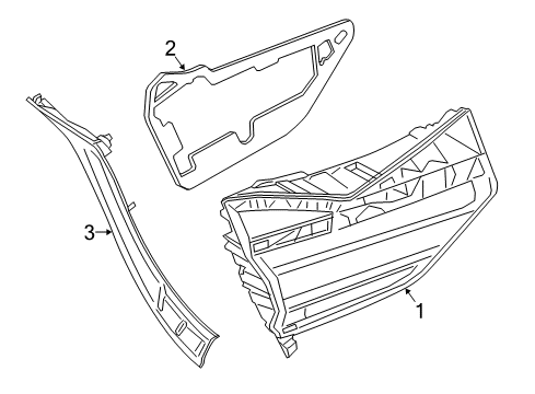 2018 BMW M760i xDrive Tail Lamps Water Channel, Left Diagram for 63217342961