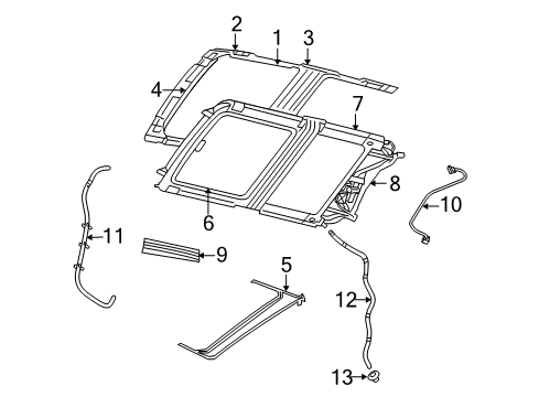 2014 Dodge Challenger Sunroof Wiring-SUNROOF Diagram for 68036051AA
