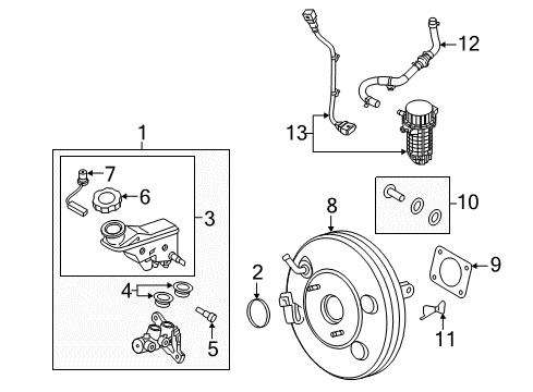 2017 Hyundai Tucson Dash Panel Components Pump Assembly-Vacuum Diagram for 59200-D3000