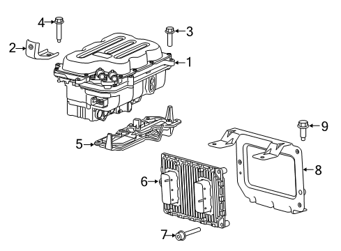 2015 Fiat 500 Electrical Components Screw-HEXAGON Head Diagram for 6509239AA