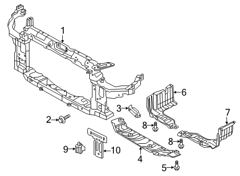 2013 Hyundai Elantra GT Controls - Instruments & Gauges Brake Control Module Unit Assembly Diagram for 95400-A5570