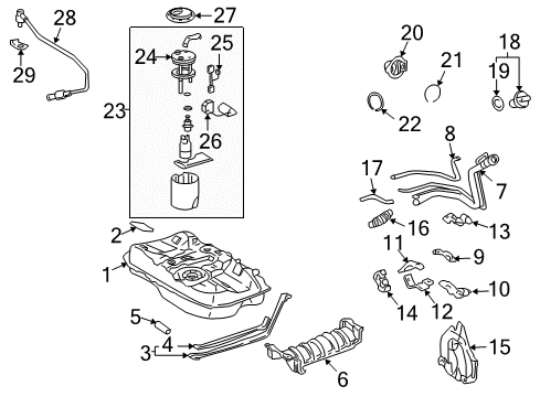 2007 Toyota Solara Senders Harness Diagram for 77785-06040