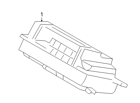 2007 Kia Amanti Electrical Components Instrument Panel Junction Box Assembly Diagram for 919553F000