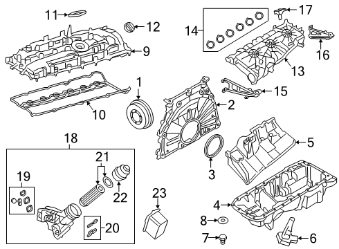 2021 BMW X5 Powertrain Control BASIC COTROL UNIT DME Diagram for 12149468879