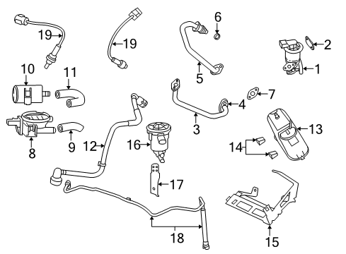 2005 Chrysler 300 EGR System Egr Tube Flange Gasket Diagram for 4612184