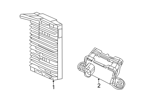 2014 Dodge Challenger Electrical Components Module-Transmission Control Diagram for 68271728AA