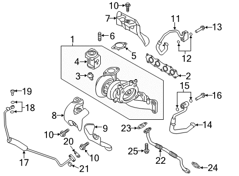 2016 Kia Sorento Turbocharger Extension Wire Diagram for 39410-2GTA0