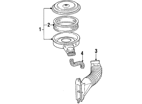 1984 Chevrolet S10 Blazer Filters Filter Diagram for 94237492