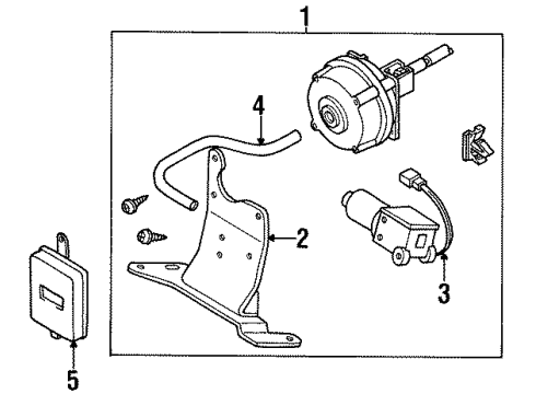 1995 Isuzu Rodeo Cruise Control System Actuator Unit, Cruise Diagram for 8-97066-503-2