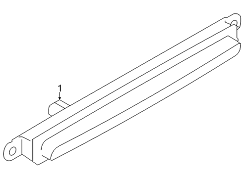 2022 Toyota GR86 High Mount Lamps High Mount Lamp Diagram for SU003-08735