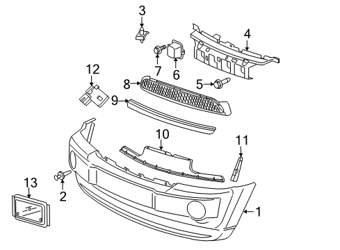 2006 Jeep Grand Cherokee Controls - Chassis Module-Compass Temperature Diagram for 1HT94BD1AA