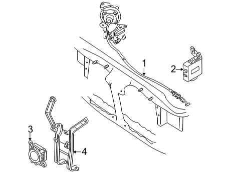 2002 Infiniti Q45 Cruise Control System Control Module Diagram for 18995-AR211