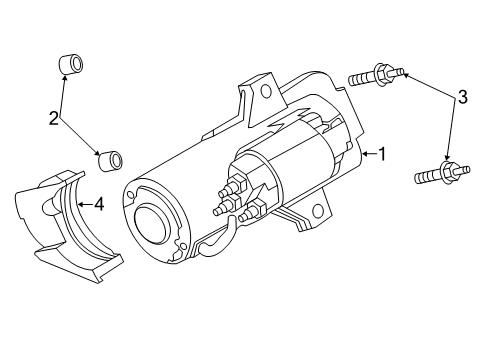 2016 Lincoln MKZ Starter Starter Diagram for DS7Z-11002-J