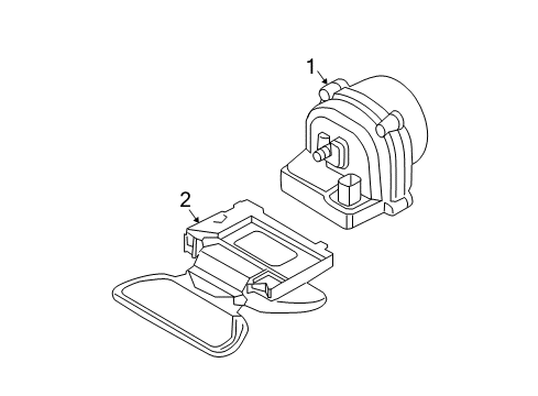 2009 BMW 528i Anti-Theft Components Ultrasonic Module Diagram for 65759149673