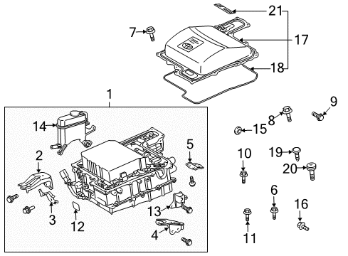 2005 Toyota Prius Electrical Components Sensor Diagram for G4845-47020