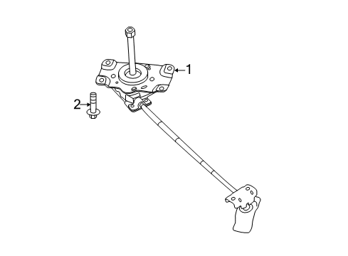 2011 Kia Sorento Spare Tire Carrier Clamp-Spare Tire Diagram for 62850-1U000