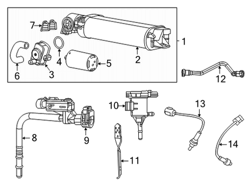 2020 Dodge Challenger Powertrain Control Module-Engine Controller Diagram for 68434935AA