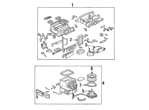 1988 Honda Prelude Heater Components Valve Assembly, Water Diagram for 79700-SF1-013