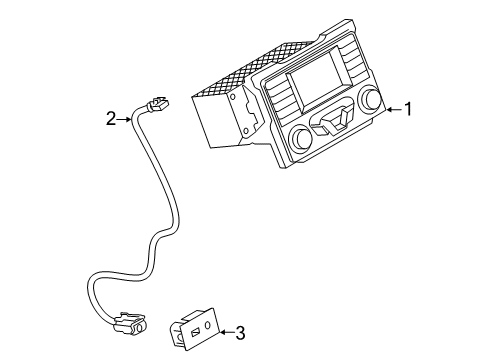2020 Ford Ranger Sound System Receiver Diagram for KB3Z-18806-EA