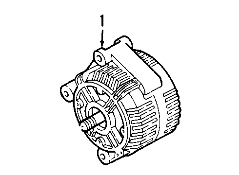 2012 BMW M3 Alternator Exchange Alternator Diagram for 12317837981