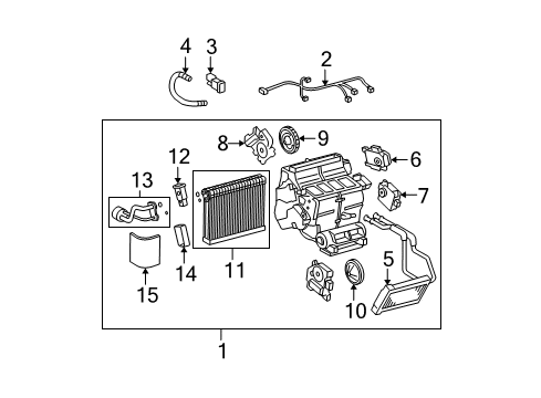 2006 Lexus IS250 Air Conditioner Hose Sub-Assembly, DISCH Diagram for 88703-53091