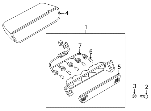 2003 Infiniti QX4 Bulbs Screw Diagram for 91776-30P00