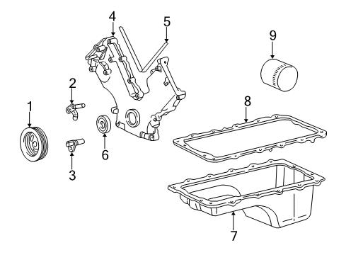 2002 Ford Expedition Powertrain Control ECM Diagram for 2U7Z-12A650-DYA