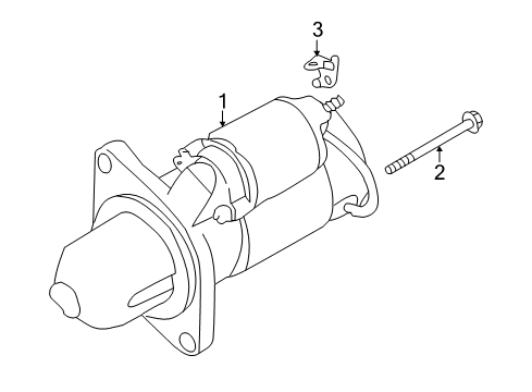 2020 Toyota 86 Starter Solenoid Diagram for SU003-00472