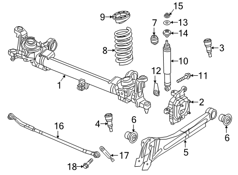 2019 Ram 2500 Shocks & Suspension Components - Front Arm-Lower Control Diagram for 68349157AD