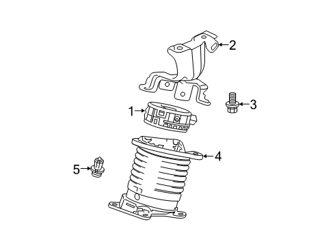 2020 Honda Accord Electrical Components BRACKET COMP Diagram for 37451-TWA-A10