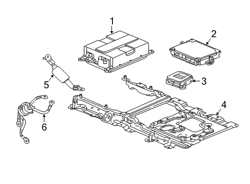 2015 Honda Accord Electrical Components Frame, Ipu (Upper) Diagram for 1D980-5K1-000