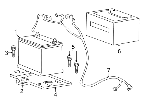 2007 Kia Amanti Battery Battery Wiring Assembly Diagram for 918513F011