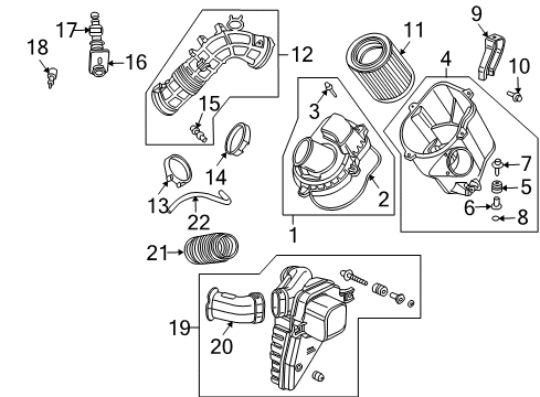 2004 Honda Element Powertrain Control Ecu Diagram for 37820-PZD-305