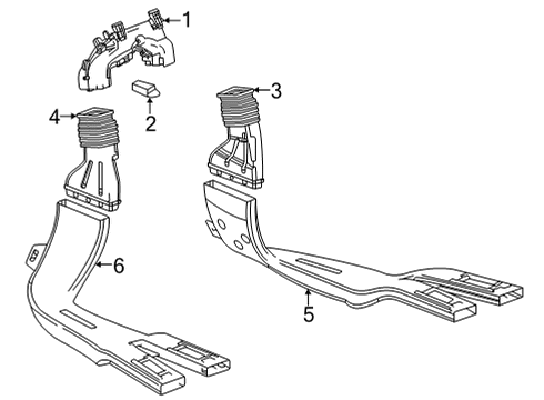 2020 Buick Encore GX Ducts Air Distributor Plug Diagram for 13242038