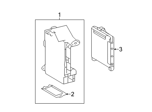 2014 Toyota Camry Electrical Components Multiplex Module Diagram for 89220-06031