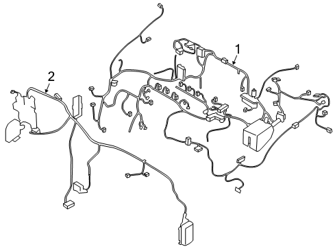 2017 Kia Sportage Wiring Harness Wiring Assembly-Main Diagram for 91103D9010